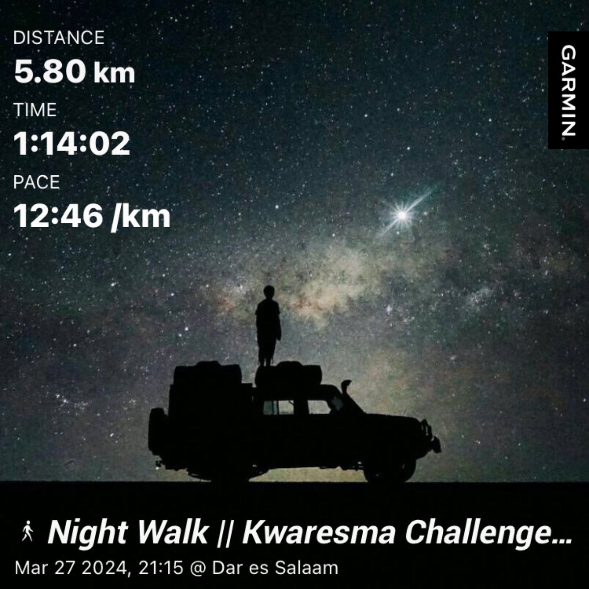 Kwaresma Challenge Day 37
Night Walk
#RunningWithTumiSole
#FetchYourBody2023 
#IChoose2BActive 
#SkhindiGang 
#RunningYogi 
#TrapnLos
#ThandyMWellness