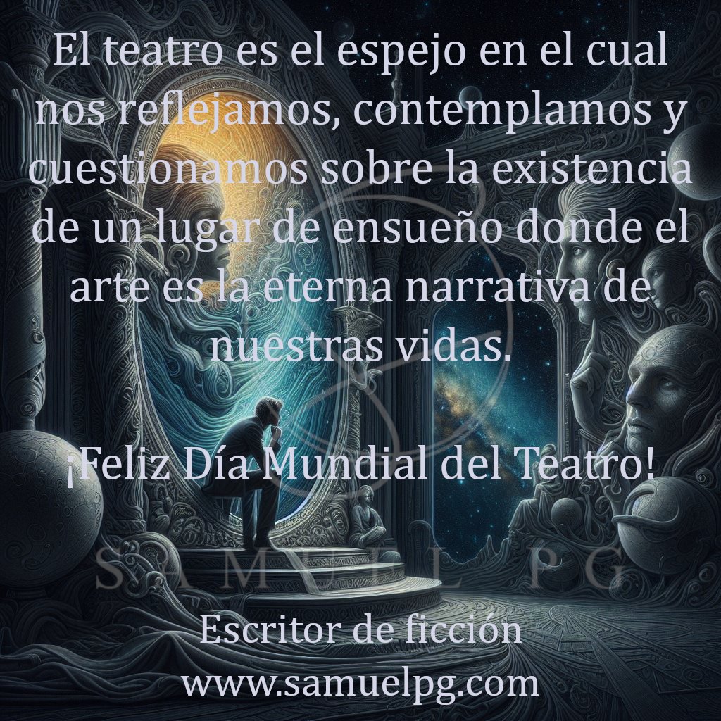 SamuPG_escritor's tweet photo. Frases de #samuelpg #escritor #ficción.
#DíaMundialDelTeatro
https://t.co/VPVXmXWryr https://t.co/jTlUmFsJab