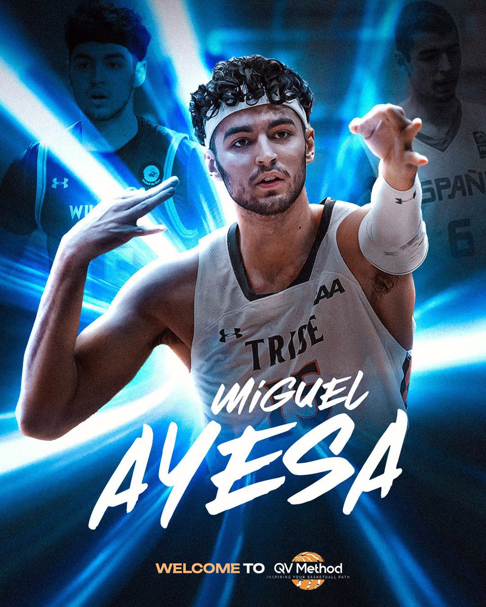 We are excited to welcome the spanish shooter Miguel Ayesa @miguelayesa (born 2000, 196 cm) to our QV family! We’re ready for many great things together📈 #QVmethod #InspiringYourBasketballPath