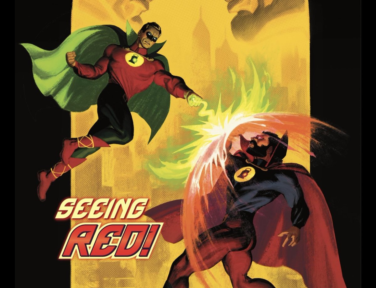 Setting my Alan Scott biases aside for a moment, the truth is plain as plain can be: Sheridan and @CianTormey’s book, Alan Scott Green Lantern, is sophisticated, ‘champagne’ comic storytelling. Love this book; inventive, bombastic, and emotionally-weighty stuff.