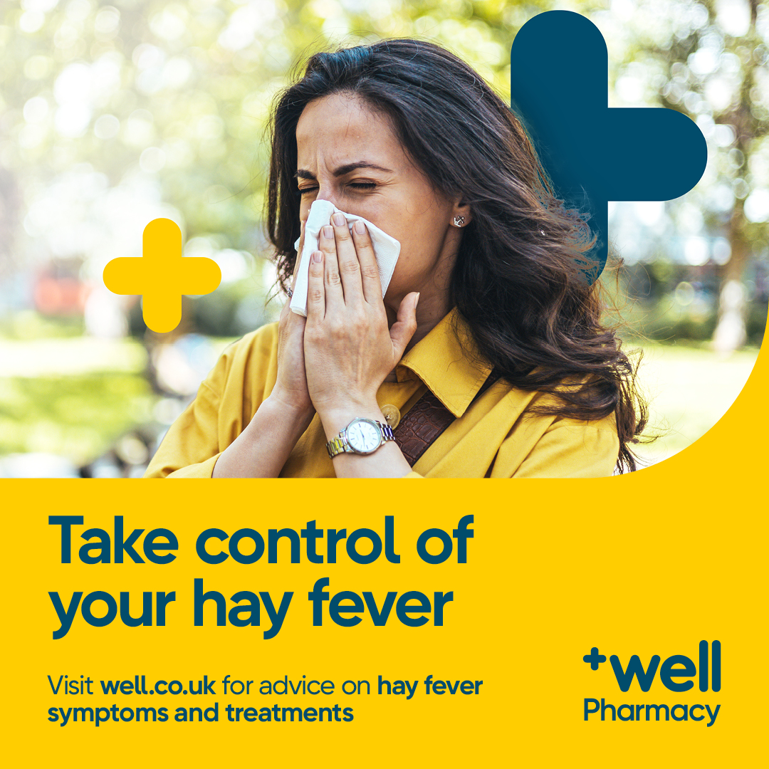Take control of your hay fever 😀 🌻 Spring has begun meaning hay fever is on the rise. Make sure to shop our range of allergy relief medicines on our online shop or visit our health advice page below. well.co.uk/how-well-can-h… #hayfever #wellpharmacy