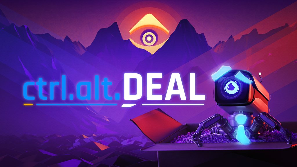 OnlyByMidnight's tweet image. It's #WishlistWednesday, and we'd like to invite you to check out #CtrlAltDeal on Steam. Not only can you check out our store page, but you can also read the FAQ on our Steam community board. Got a question? Post it there! 🤖 l8r.it/Kov8