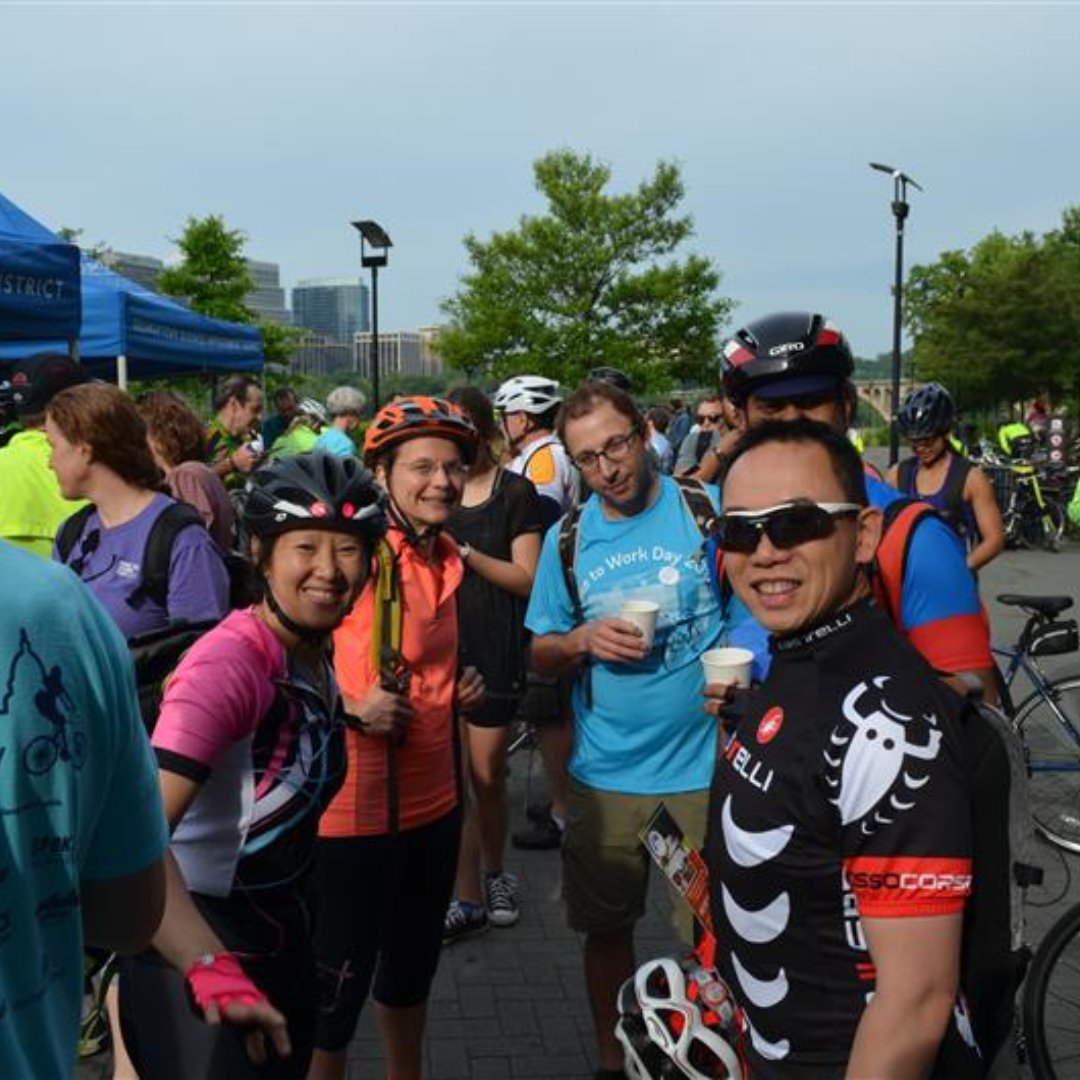 Ready, Set, Pedal! 🚴‍♀️🚴‍♂️ Registration is now open for Bike to Work Day! On Friday, May 17th, join us at our Georgetown Waterfront Park pit stop for free giveaways, food, and beverages, while supplies last. For more information, visit bit.ly/3Mo6BjH