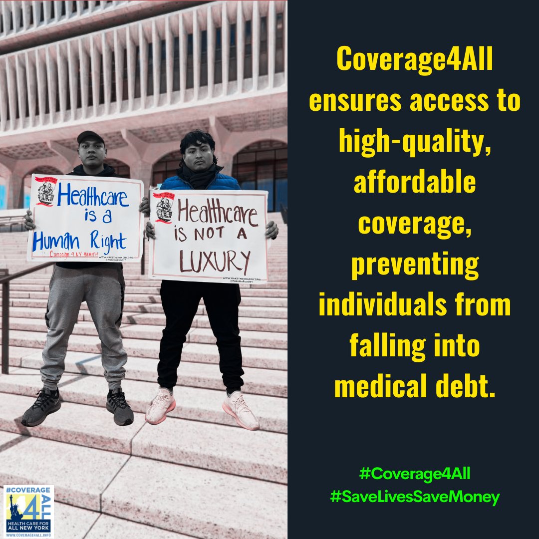 The clock is ticking! As the state budget deadline looms, we must urge @GovKathyHochul to tap into federal surplus funds and expand health insurance access for uninsured immigrant New Yorkers. Amend the #1332waiver and pass #Coverage4All.