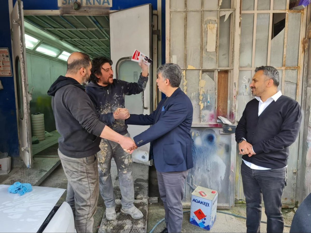 rpeyupsultan's tweet photo. Belediye Başkan adayımız Lokman Çelik ve Meclis üyesi adaylarımız birlikte bugün ki ilk programların Alibeyköy Oto Sanayi Sitesi ziyaret ederek başladılar.

Esnafımız da Milli Görüş belediyeciliğini beklediklerini dile getirerek, başkan adayımızla heyetimize yoğun ilgi ve alaka gösterdiler.

Allah hayırlı bol kazançlar versin tüm esanfımıza.

#istanbul #eyüpsultan #bizeemanet