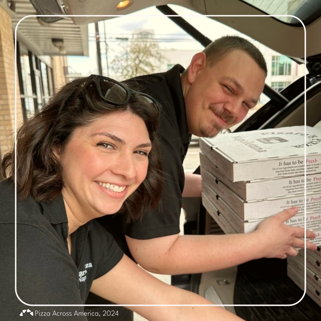 Pizaro's Pizza is fighting hunger in Texas with delicious #Pizza4Good! They donated 10 pizzas to Second Servings, a food rescue organization that helps nourish 200K Houstonians in need each year🧡We’re so proud of their dedication to the #SliceOutHunger mission!