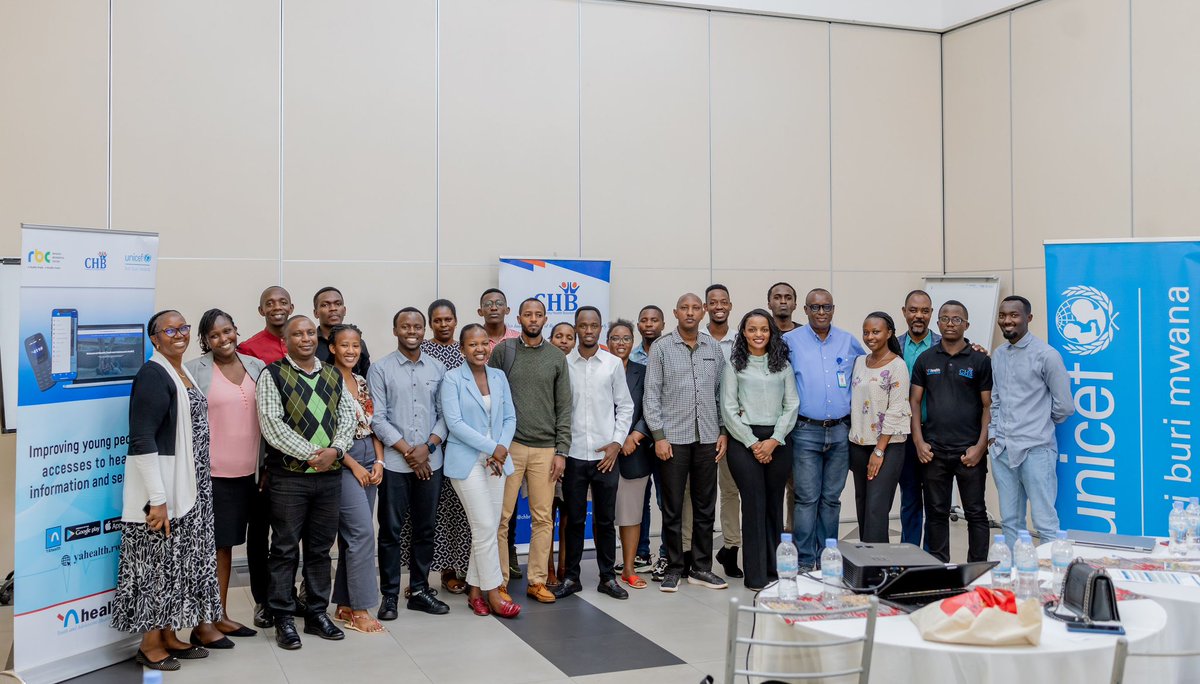 chbrwanda's tweet photo. Big thanks to all our incredible partners who joined us for the consultation workshop! 

Your valuable feedback will shape the development of #YAhealth App &amp; Game.
Together, we’re committed to having partnership in this initiative and ensure it reaches every corner of the country https://t.co/x1joVNg0KK