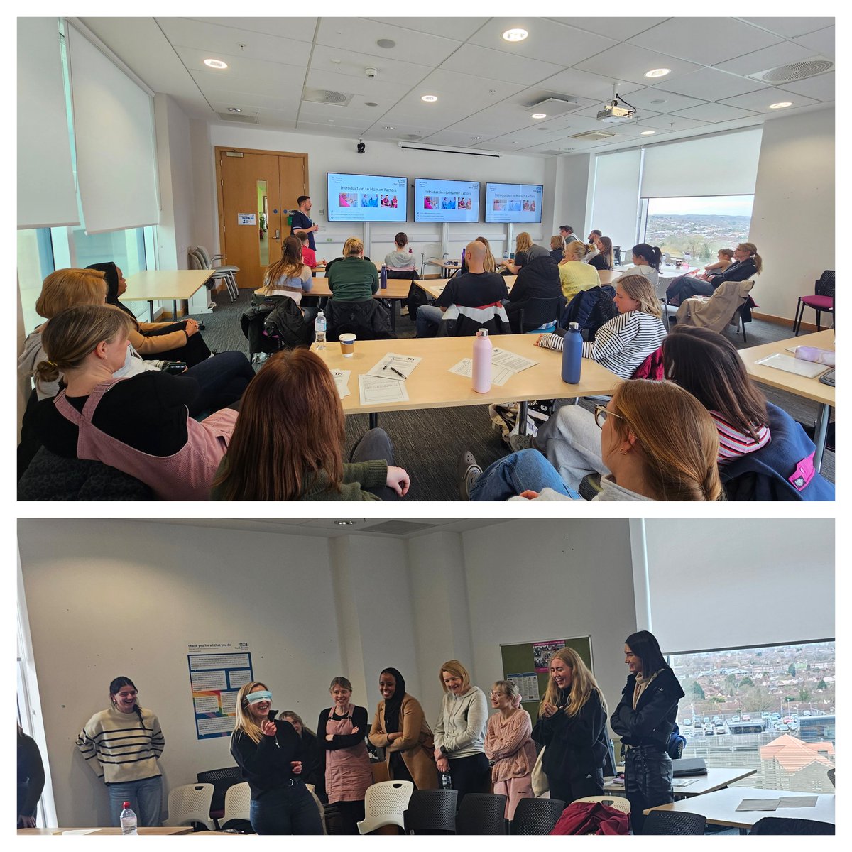 Well attended Preceptorship Progress study Day 3 @NorthBristolNHS ... Quality and Safety Domain # Service User engagement # Human factors # Reseach # Supporting patients with visual impairment. Thanks @NBTPatient @ResearchNBT @EmmaGenda, Bristol SLC for your valuable contribution