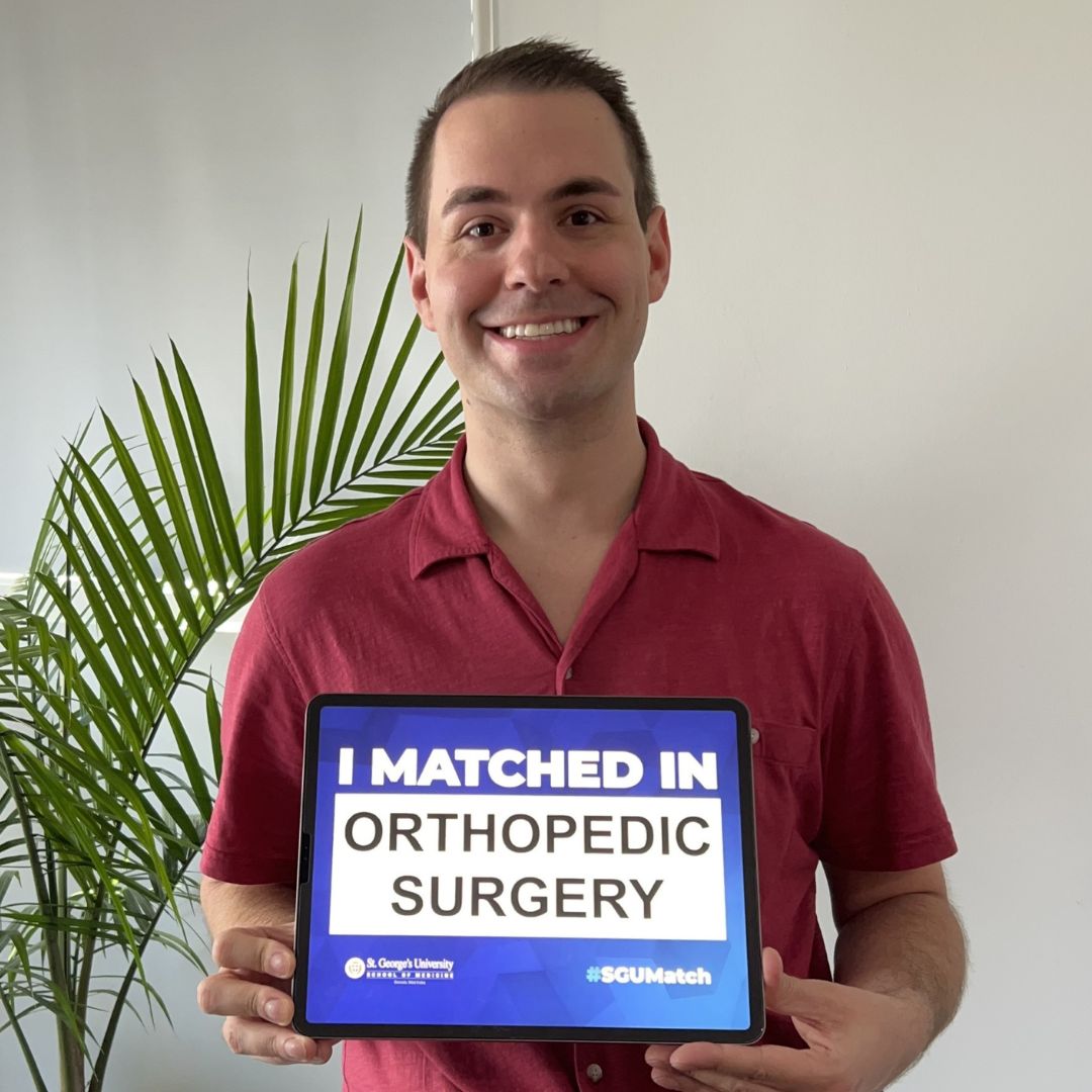 StGeorgesU's tweet photo. "I feverishly refreshed the NRMP site to confirm it was true and was so ecstatic to find out I matched into my dream specialty!" -Ryan Caprio #SGUMatch
Dreams came true for more than 910 SGU students and graduates on Match Day 2024! Read more reactions: https://t.co/CJ7h4tod9q https://t.co/dHezd6otsX