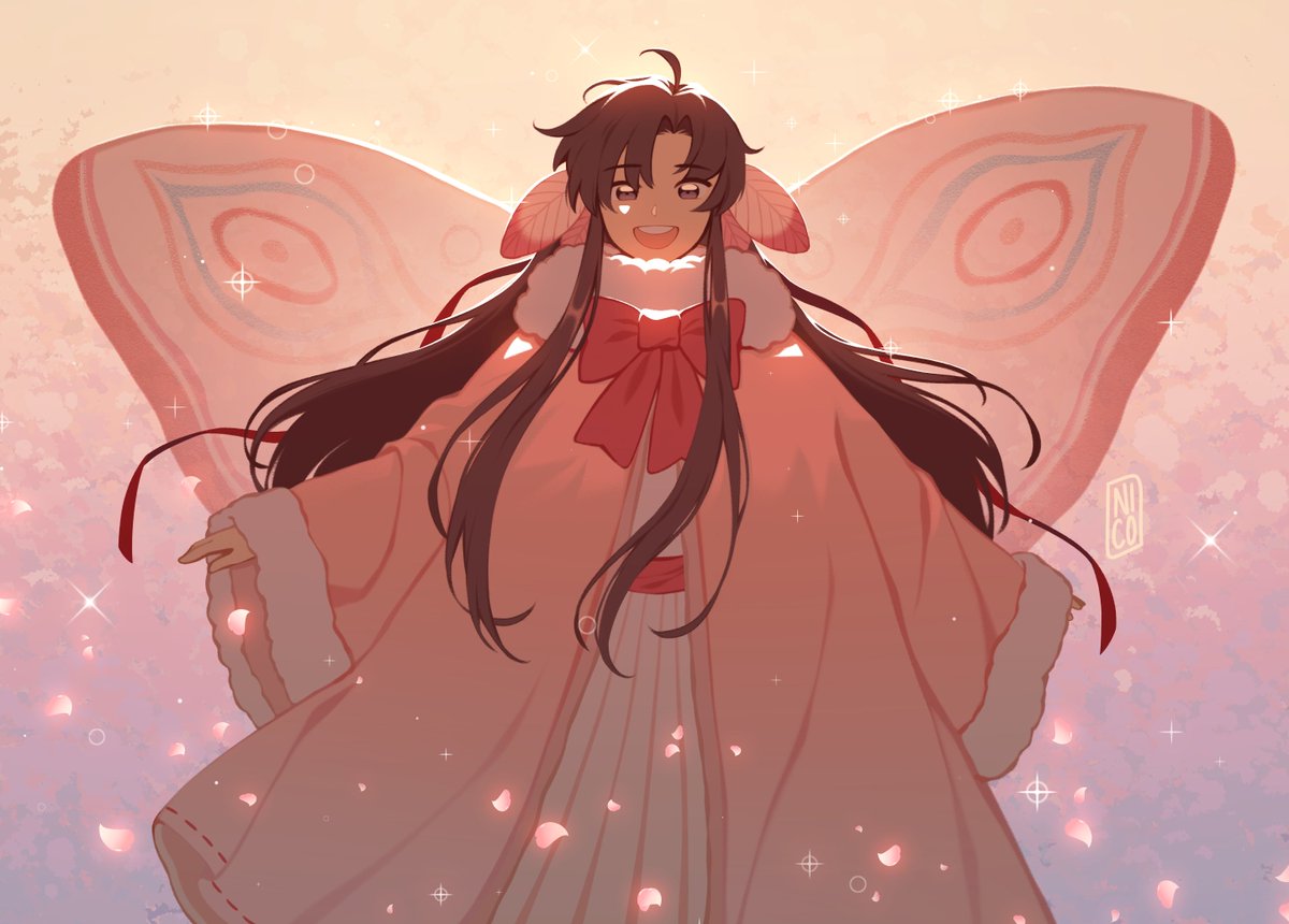 decided to properly finish mothxian from earlier! #mdzs #wwx #modaozushi