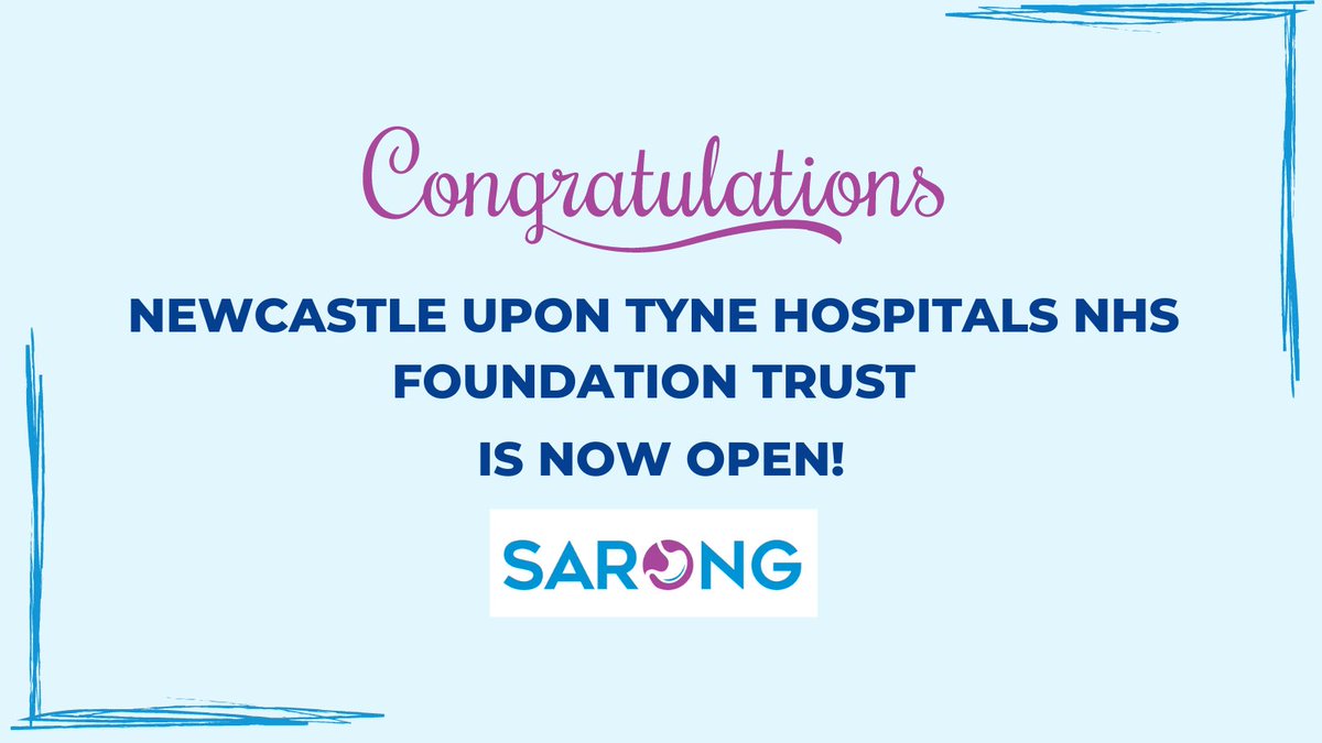 Fantastic news! Another SARONG site is now open! Congratulations to @NewcastleHosps ! Looking forward to working with @AlexWPhillips7 and his team! @OCTRUctu @NDSurgicalSci @SITU_Oxford