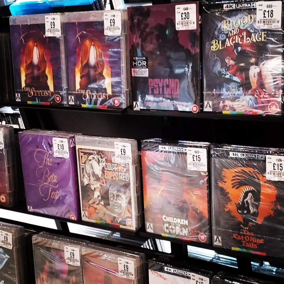 Our Arrow Video SALE is live NOW 😍👌 Pop in and grab your fill 🙌 @FOPPofficial @WhatsOnGlasgow #gettofopp @ArrowVidEvents #arrowvideo #films #movies #bluray #sale #reducedprices #4KUltraHD #Cinema #bluraycollection