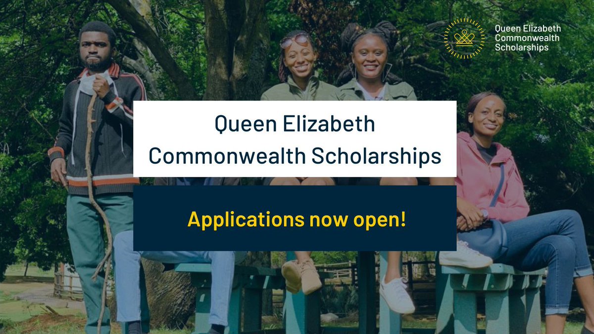 📢Applications for Queen Elizabeth Commonwealth Scholarships are now open🙌 You have until 24 May to apply for this life-changing opportunity to undertake a fully funded Master's degree at a top uni in one of 6 #Commonwealth Countries👉 buff.ly/49fhU8G #QECS #StudyAbroad