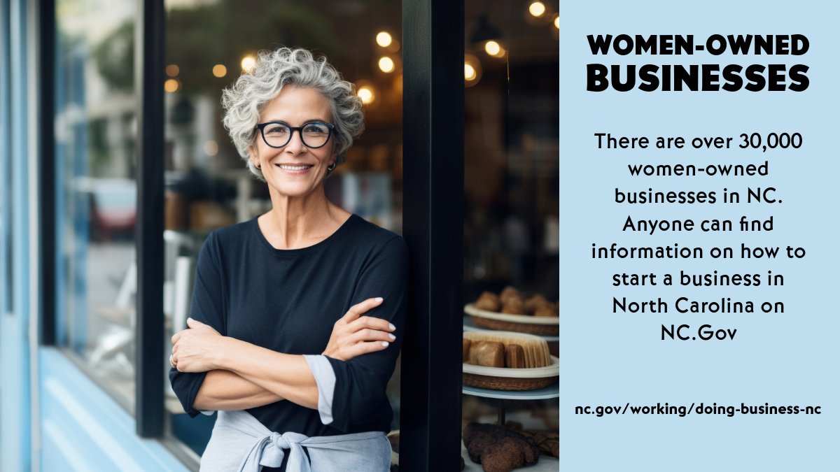 North Carolina (@ncdotgov) on Twitter photo According to the <a href="/uscensusbureau/">U.S. Census Bureau</a>, #NC has over 30,000 women-owned businesses! Learn more about how to plan, start, manage or expand your business here: nc.gov/working/doing-…
#WHM #WomensHistoryMonth According to the <a href="/uscensusbureau/">U.S. Census Bureau</a>, #NC has over 30,000 women-owned businesses! Learn more about how to plan, start, manage or expand your business here: nc.gov/working/doing-…
#WHM #WomensHistoryMonth