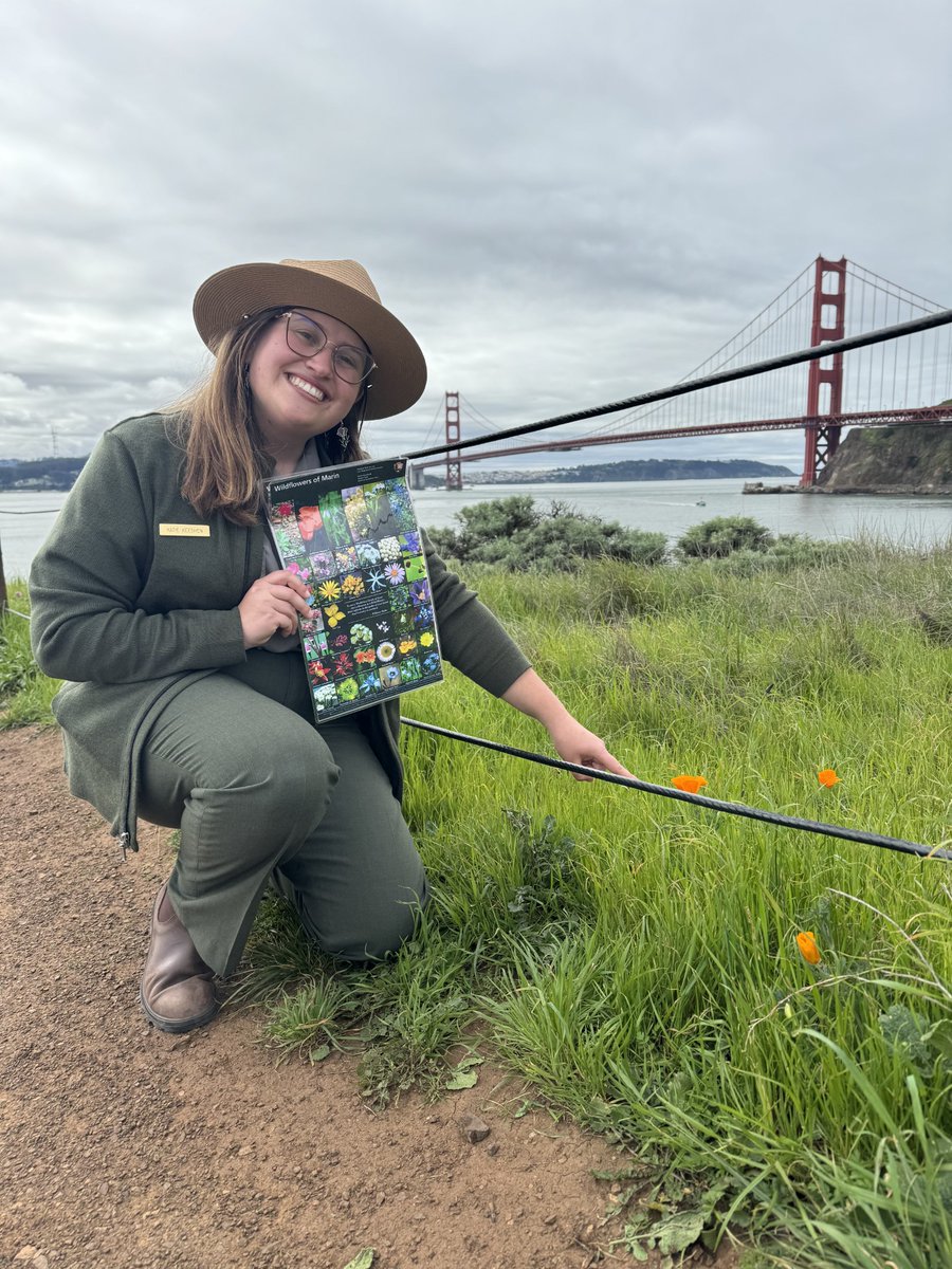 Join us for a “Walk on the Wildflower Side” - a FREE Ranger led program focused on CA Wildflowers! 📷When: Saturday, April 6th 📷Time: 1:00PM 📷Duration: 45 mins 📷Where: Battery Yates Trail at Fort Baker in Sausalito Register here: nps.gov/planyourvisit/…