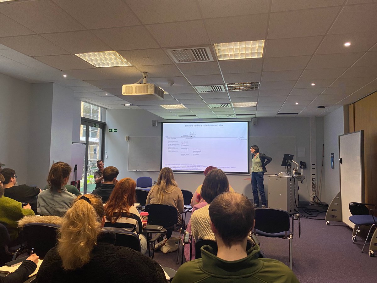 Today our fourth years had sessions on thesis writing and vivas, job searches & interviews and surviving their careers, to help them with their next steps!