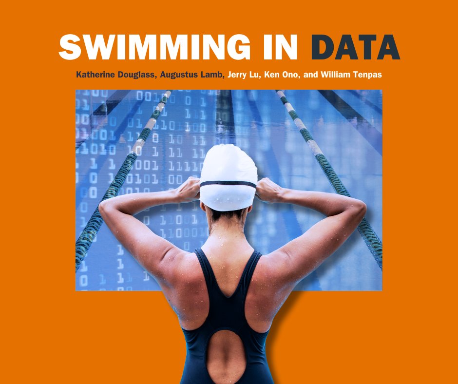 'Swimming in Data,' written by Katherine Douglass, Augustus Lamb, Jerry Lu, Ken Ono, and William Tenpas has officially been published by @SpringerNature with a follow-up in @sciam    Read 'Swimming in Data,' by clicking here: bit.ly/3Vzr3Wb