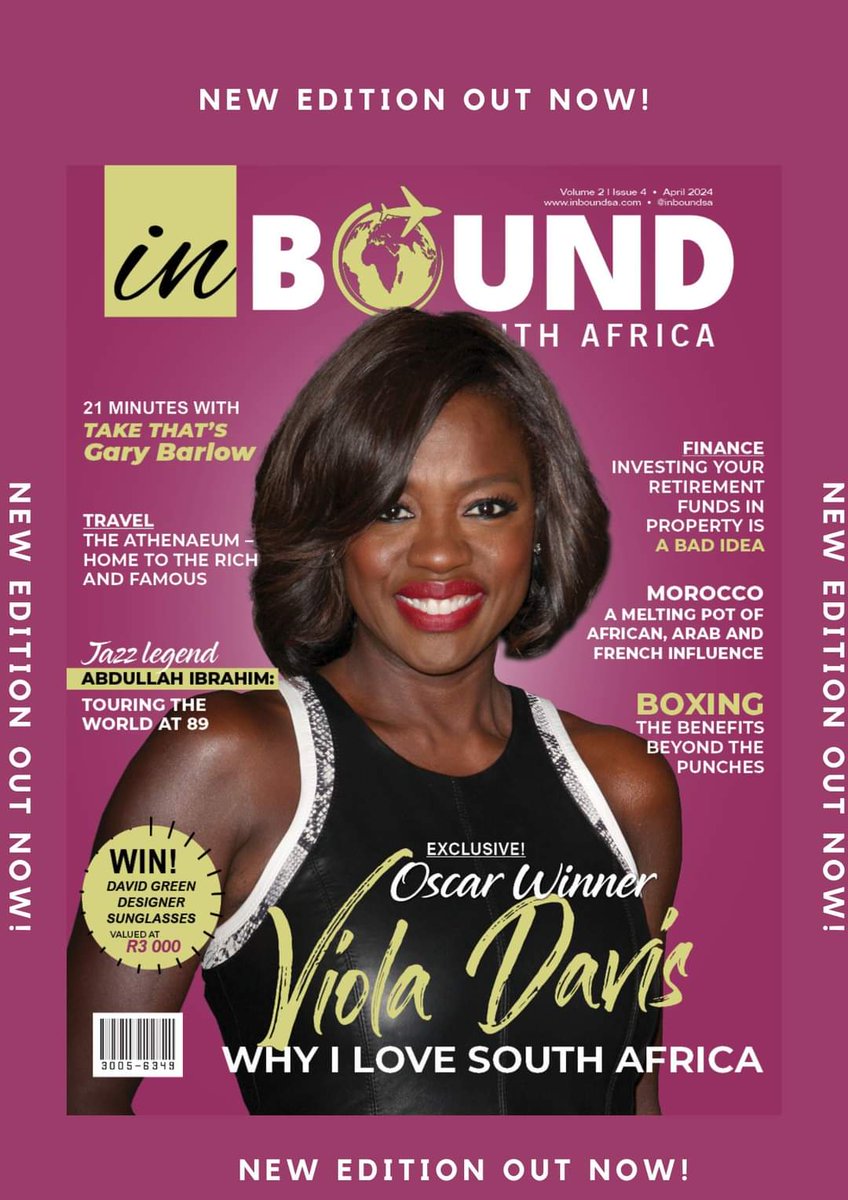 Certainly one of my highlights of my career...to interview the great @violadavis for #InBound magazine. This woman is a powerhouse. inboundsa.com