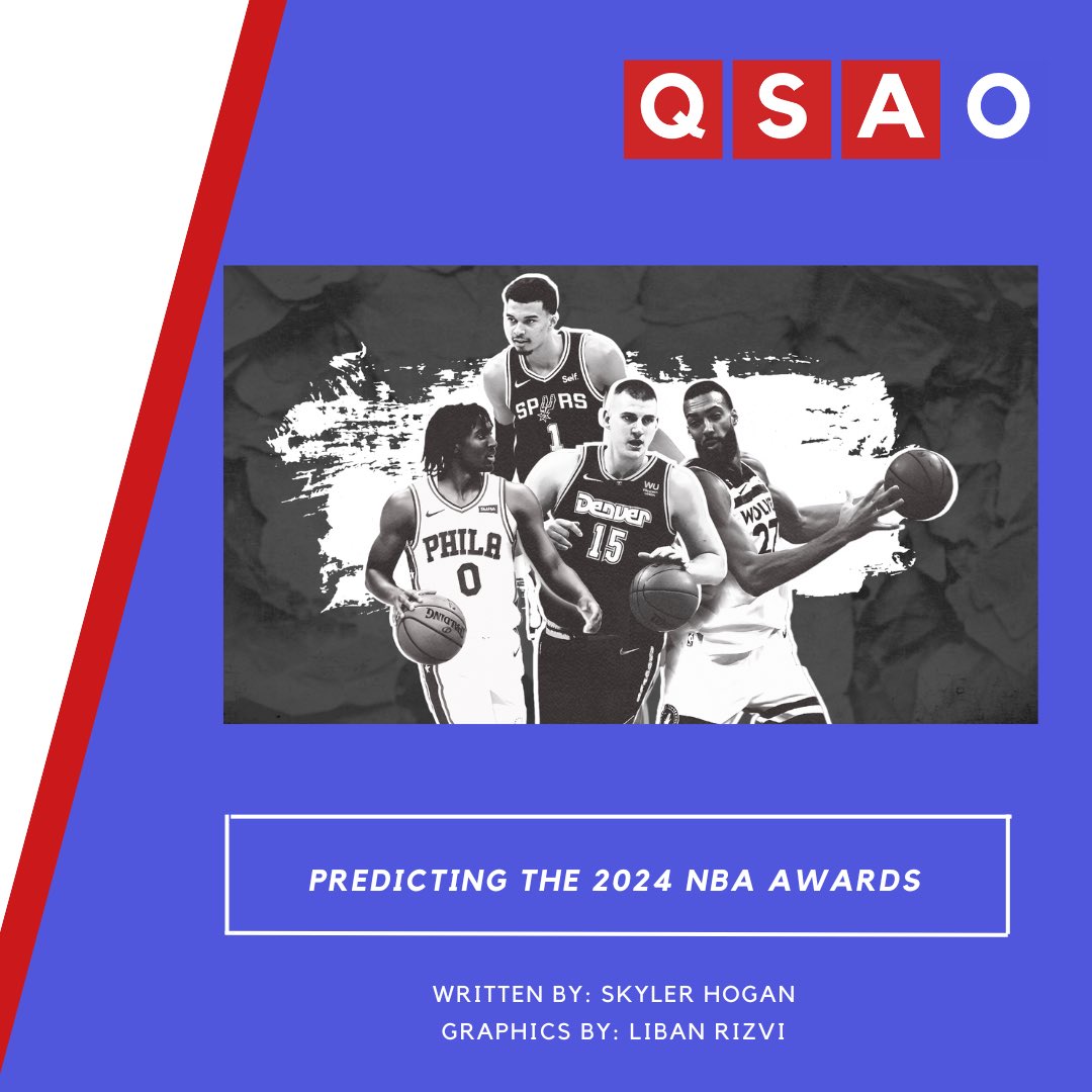 As the NBA season winds down, we look into the frontrunners for the 4 main NBA awards. Check it out at the link our bio 🔗