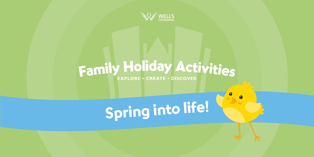 💐🐰🌸 Family Holiday Activities - Spring Into Life At Wells Cathedral 💐🐰🌸 Our Easter Family Holiday Activities kick off this Tuesday (2nd) with the first of our family trails and craft activities. Find out more here: wellscathedral.org.uk/holidays #wellscathedral #wellssomerset