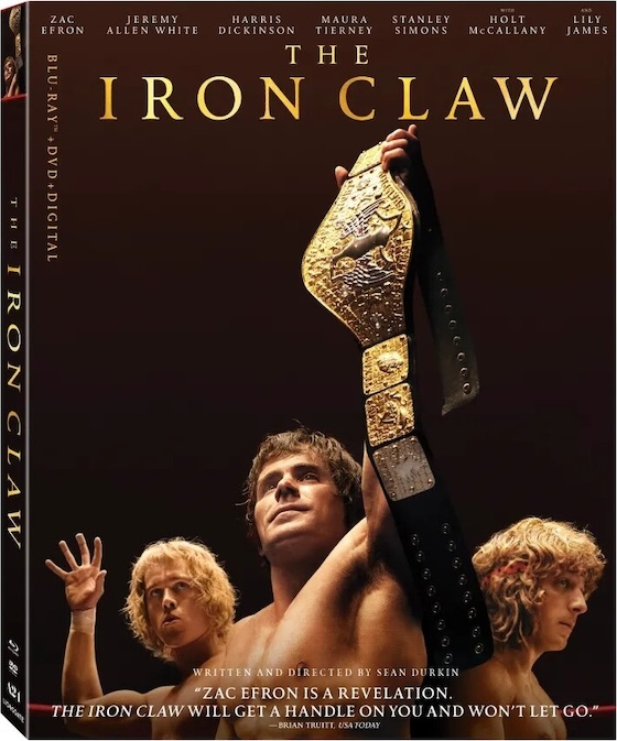 . @Lionsgate and @A24 bring the hammer down with a fantastic blu-ray + DVD + Digital edition of THE IRON CLAW. #TheIronClaw #Bluray bit.ly/iron-claw-blur…