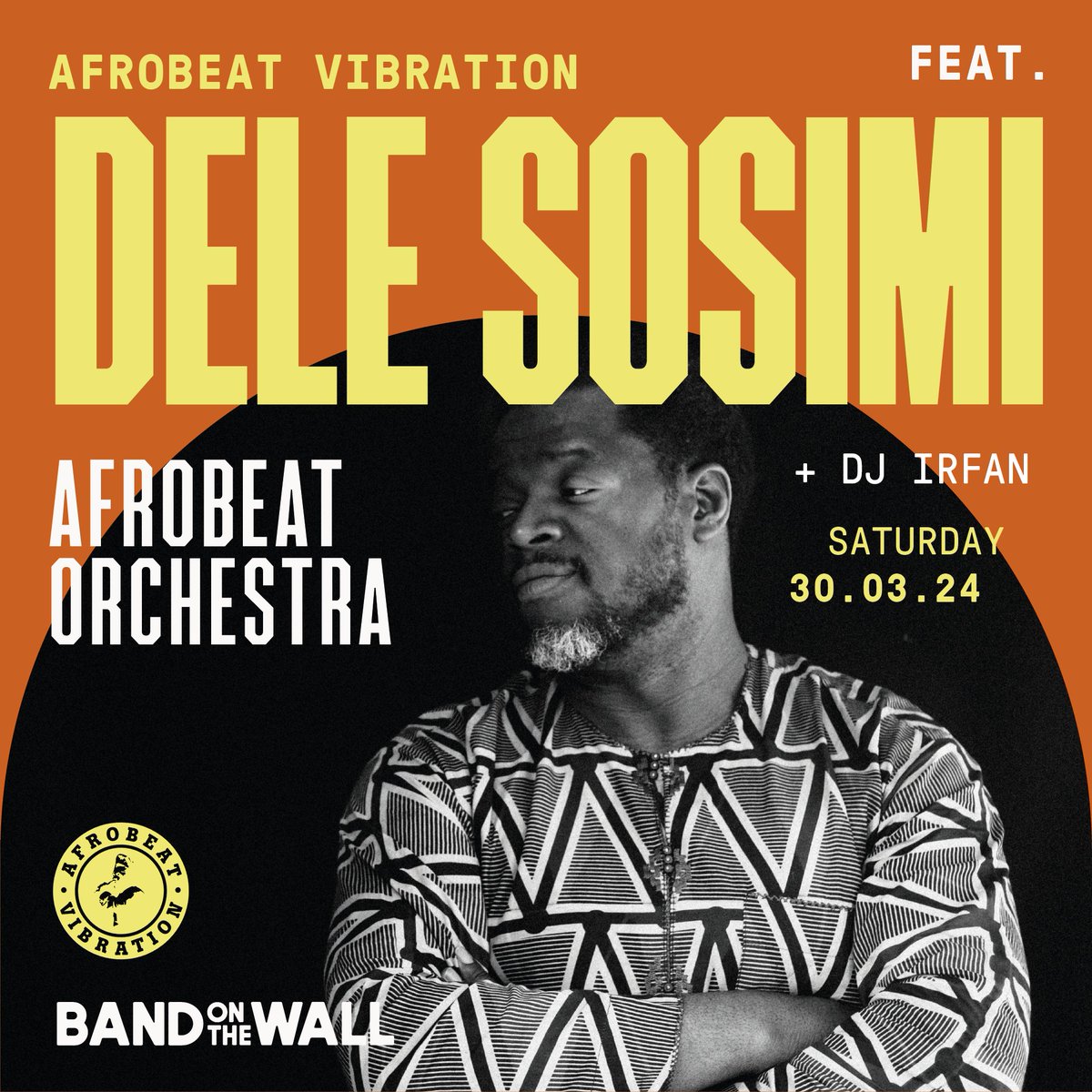 Sat 30th March Afrobeat Vibration returns to <a href="/bandonthewall/">Band on the Wall</a> with <a href="/felakuti/">Fela Kuti</a> #Afrobeat #classics included on set list.
Highlights 2012 Video: youtube.com/watch?v=AHEWmd… 

Tkts: ra.co/events/1827528
#Manchester #TimeoutManchester #ManchesterNightlife #LiveMusic