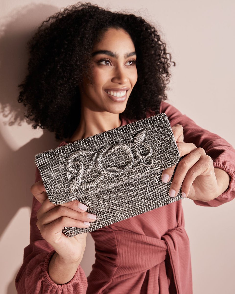 Experience seamless transition from in-office to off-duty with The Serpents Clutch. #spring #spring2024 #ootd #datenight #officeoutfit #officestyle #friendsforlife