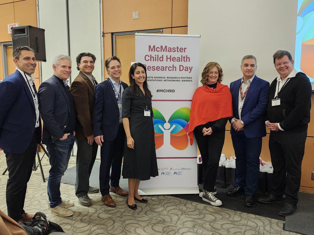 We express gratitude for the invaluable contributions of our esteemed leaders at @MacUPediatrics @OffordCentre @CanChild_Ca and Members of Parliament @mikelakemp @lisahepfner, whose dedication is shaping the landscape of child health research✨ #MCHRD2024 #ChildHealth #Research