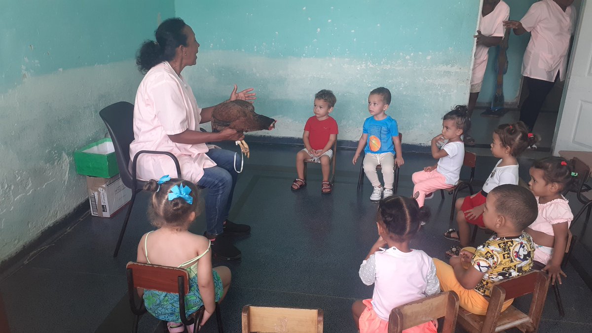 CISDorado's tweet photo. Hoy nuestros niños y educadoras  con alegría realizan diferentes actividades en aras de propiciar mejor alcance en los logros del desarrollo.@DiazCanelB ,@RaulSamon,@niurdisreyes https://t.co/Rt5v5Ml7wO