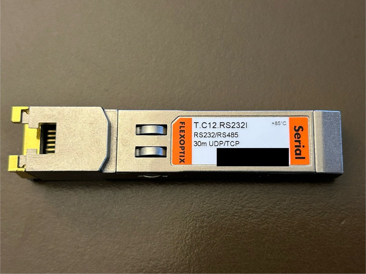 stoege's tweet photo. did you ever saw a rs232 sfp ??? #sfp #rs232 #serial #flexoptics #sachegits https://t.co/rEuPcLyooA