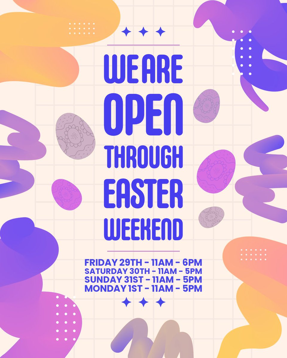 That’s right folks, we are OPEN through the entire Easter weekend! Swing by the shop - there may be an Easter surprise waiting for you🤫🐣🐰 #vinylcommunity #vinylcollector #easter