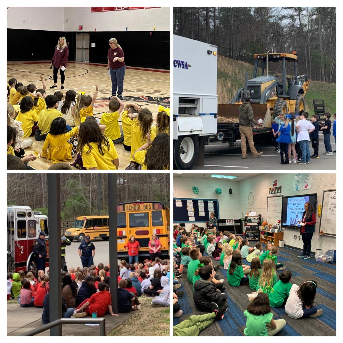 Tribe days are even better when the community helps us with our service projects! Thank you to Cherokee County Fire Station 2, CCWSA, Cherokee County Animal Control, and Dominic's Mission for working with our Tribes! #ballgroundstrong #4tribes1family #BGRocks
