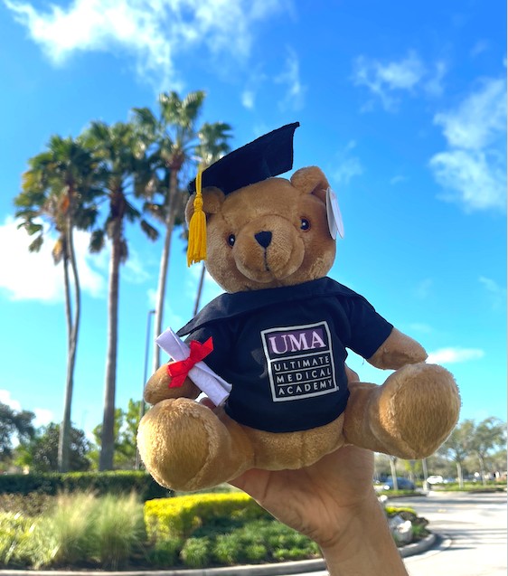 Our third swag sweepstakes item is a UMA Graduation Bear! 🎓 🐻 Head to our Instagram to participate! umanow.com/instagram

The sweepstakes ends at midnight on Friday, March 29th, and the lucky participants will be randomly selected and announced on Tuesday, April 2nd! 💙