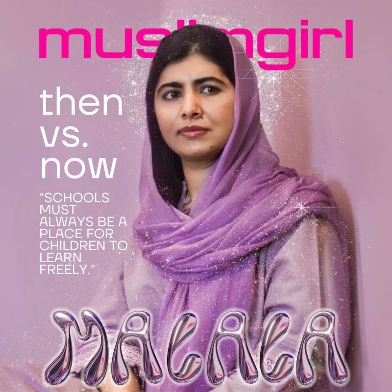 MalalaFund's tweet photo. "When you're surrounded by girls with such strong convictions, you feel reinvigorated to carry on the ﬁght for a world where every girl can learn &amp; lead."

In an interview with @muslimgirl for #MuslimWomensDay, Malala shares her aspirations for 2024 — &amp; what fuels her activism👇🏽