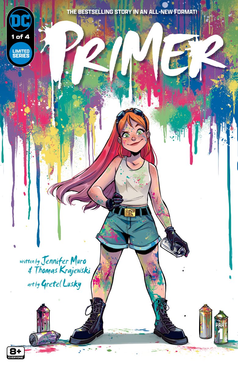 A quick thread about the incredible @DCOfficial release of Primer as a traditional comic. This title from @jennifermuro @tomkrajewski and @Gretlusky is so full of heart, hope and family. My daughter, who was 8 at the time, wanted me to read it when she first did way back 1/4