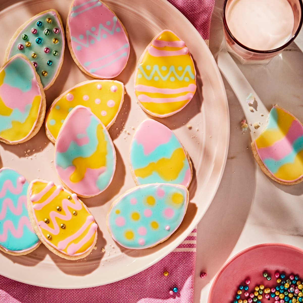 Spring baking starts here! Try our easy step-by-step recipe to make kid-friendly painted spring cookies: longos.com/recipes/icebox…