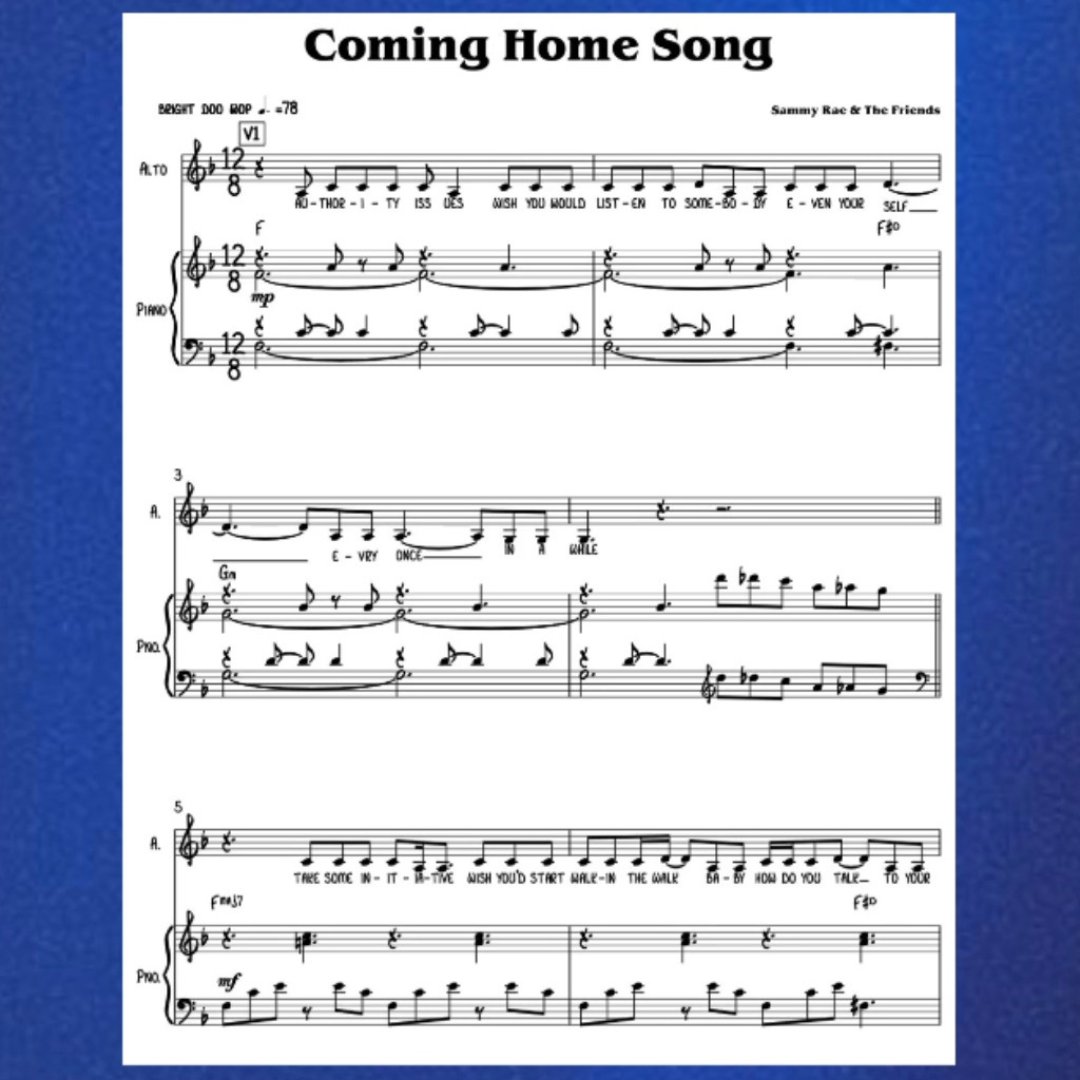 Sheet music for ‘Coming Home Song’ now available on the merch site! shop.bandwear.com/collections/sa…