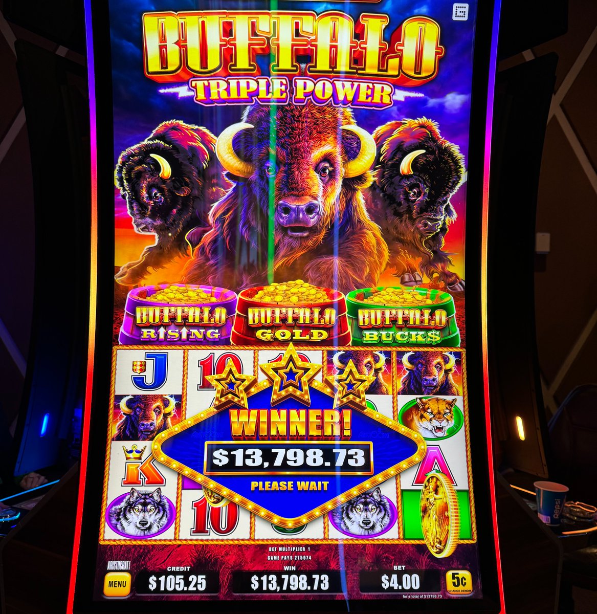 Way to go, BUFFALOOOOO! Congrats to this guest on their $13,798.73 jackpot playing @BelterraPark! #BelterraParkWinners #BoydWinners ▫️ ▫️ ▫️ ▫️ ▫️ ▫️ ▫️ Must be 21+. Gambling problem? Call the Ohio Problem Gambling Helpline at 1-800-589-9966