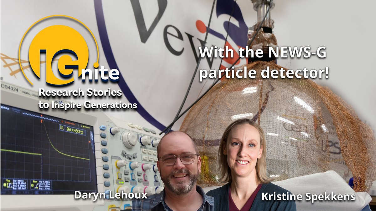 ⌛ There's still time to get your free tickets to IGnite TONIGHT featuring @queensu researchers Kristine Spekkens and Daryn Lehoux and the NEWS-G dark matter detector and Cloud Chamber cosmic ray detector! All at the @KFPL Central Branch at 6:00 PM! 👉 mcdonaldinstitute.ca/events/ignite2…
