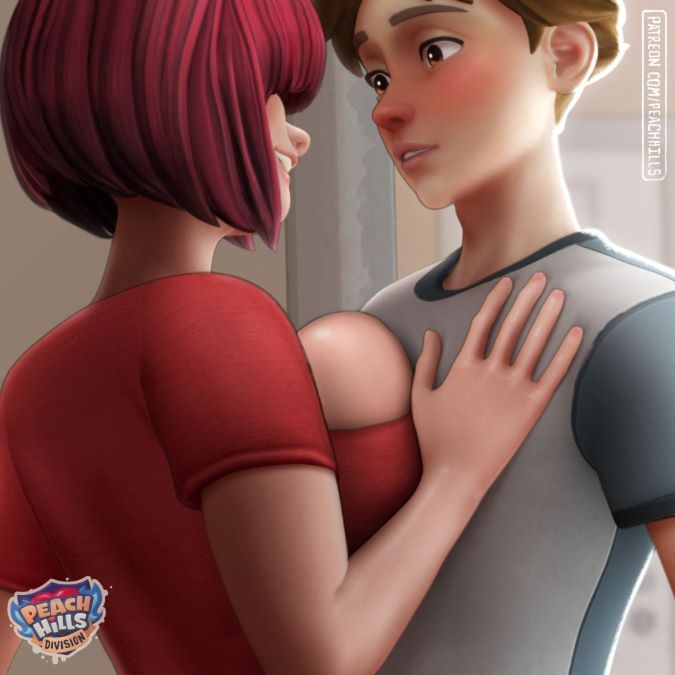 ¡Pensé que no había nadie en esta habitación!👀💦
Peach Hills Division V0.17.1 ya disponible en Patreon!