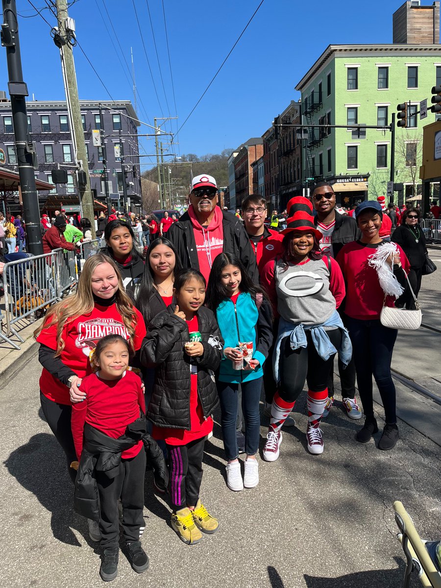 MunozFoundation's tweet photo. Hey Cincinnati, who’s ready for @Reds #OpeningDay2024 tomorrow?! We’re SO excited to celebrate our community and our program kids during the #FindlayMarketParade! ⚾ ❤️

Be sure to check back in tomorrow during #OpeningDay2024 #FindlayMarketParade to see all the fun and #CincyImpact!