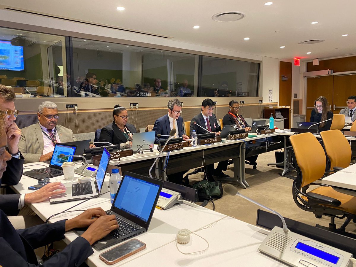 Together with Palau, 🇮🇪 was pleased to co-chair today's meeting of the Steering Committee on partnerships for Small Island Developing States. The Committee looked at how it can enhance its work & support the delivery of the SIDS4 outcome in 🇦🇬, along with its follow-up. #SIDS4