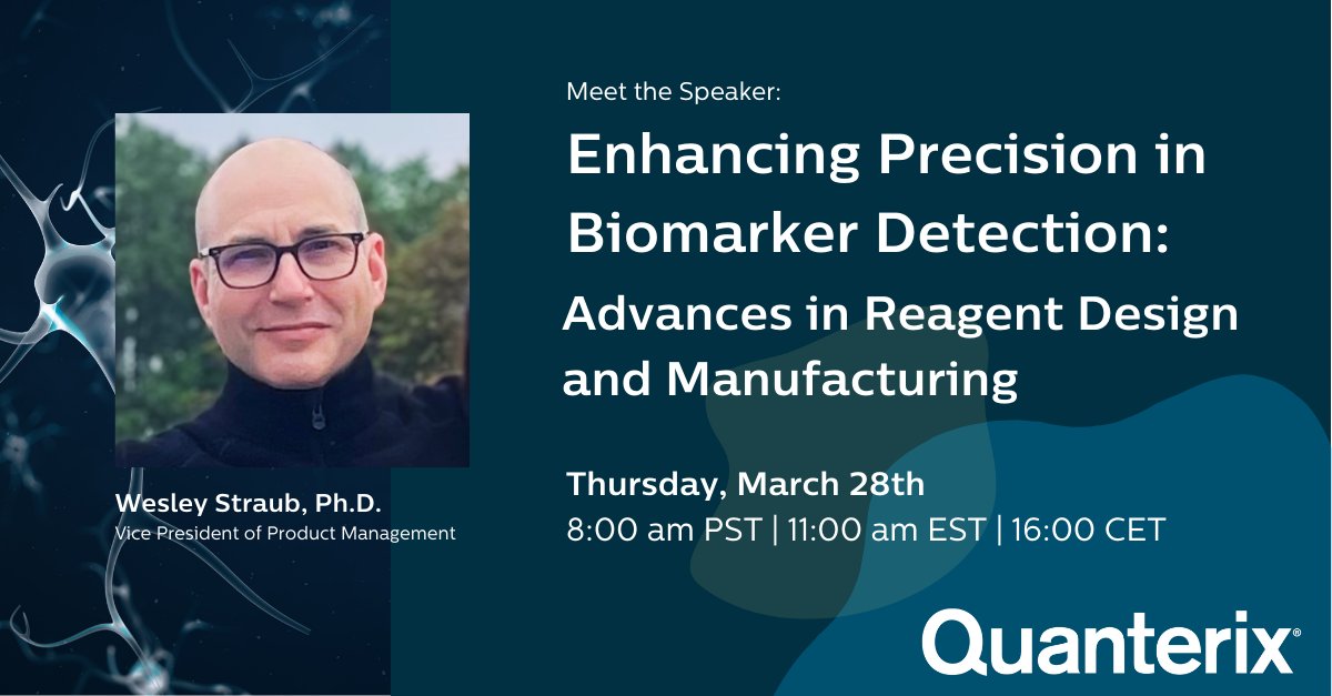 📢 Two days left to register! Join our discussion on the pivotal role of reagent design in achieving increased ultra-sensitive digital biomarker detection. bit.ly/49M5Yfg #Biomarkers #ClinicalResearch #Webinar