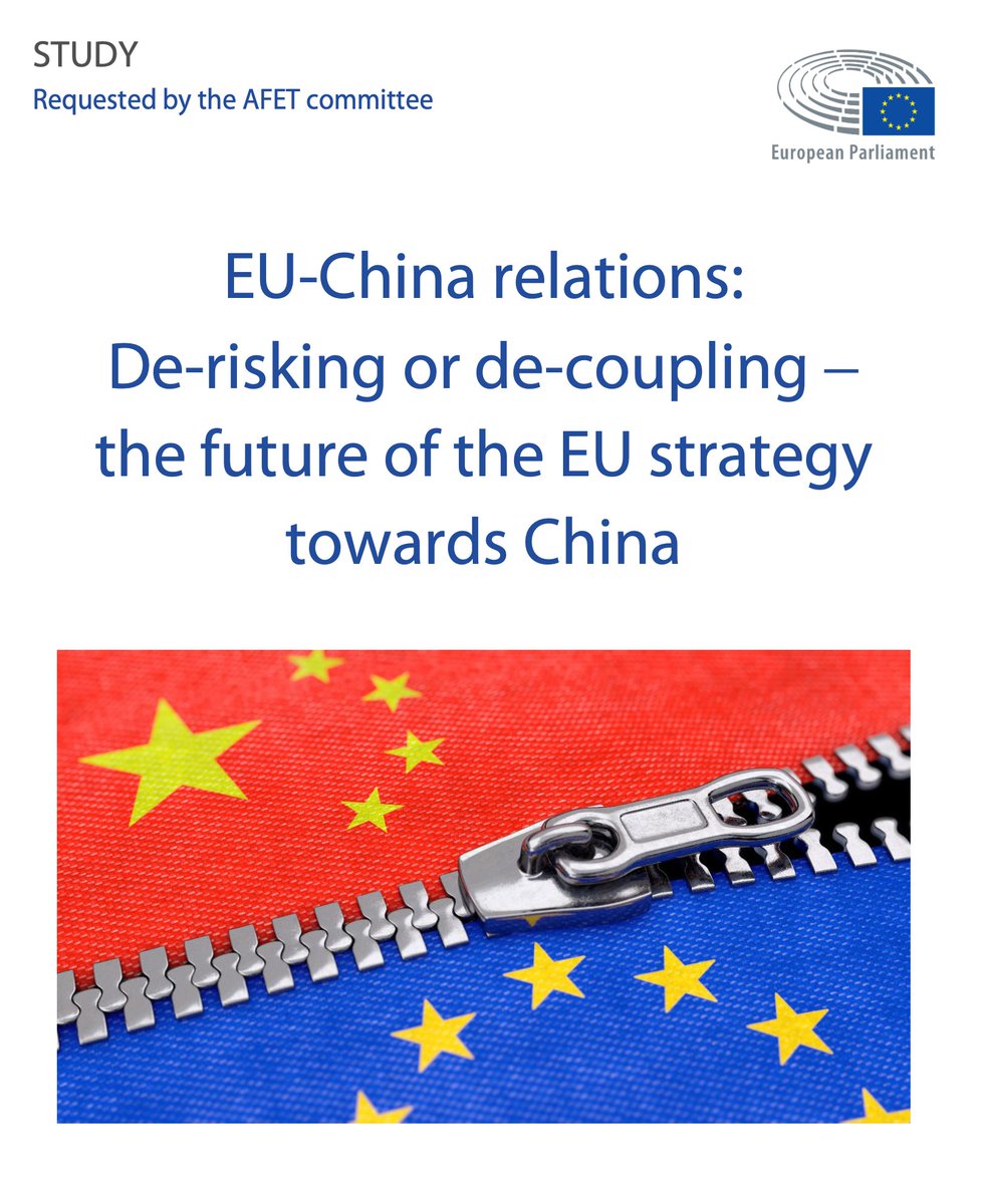 It took many months of research and no less than 6 authors (dream team: @Andreebrin @RQTurcsanyi @johnfseaman @UCerenkova @vladisavljev_s ), to produce the enclosed #EU-#China report produced for the #EuropeanParliament - which has just been released today in Brussels.