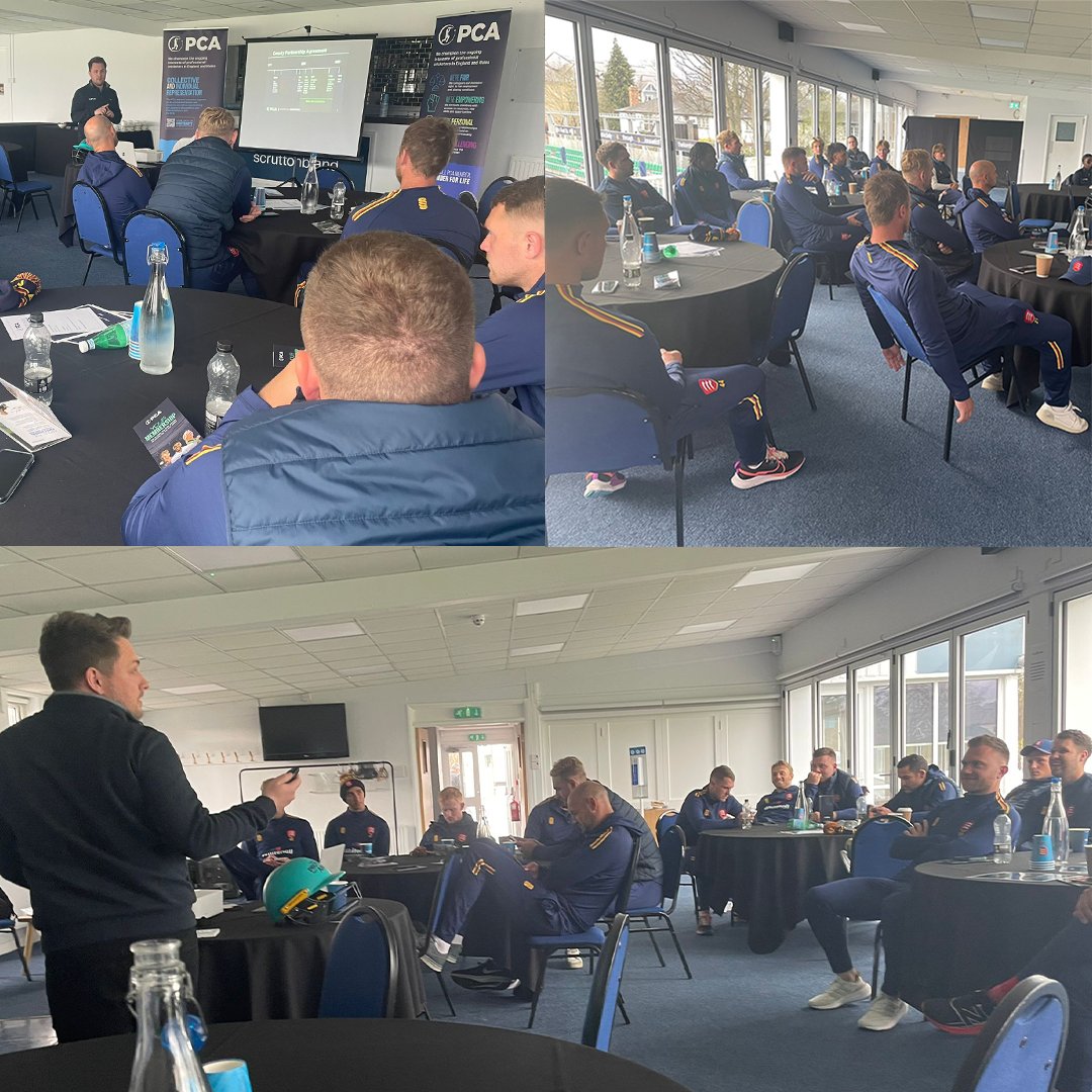 With just a few days to go until the season starts, it was excellent to have such an interactive session with @EssexCricket this afternoon 🙏