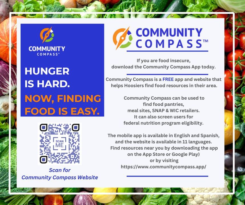 Finding healthy and readily available food shouldn't be difficult. View bit.ly/4a7rjQv to find a list of pantries and nearby places, like Community Compass, providing food assistance and nutrition resources in our community. #StigmaFreeFishers #FishersIN