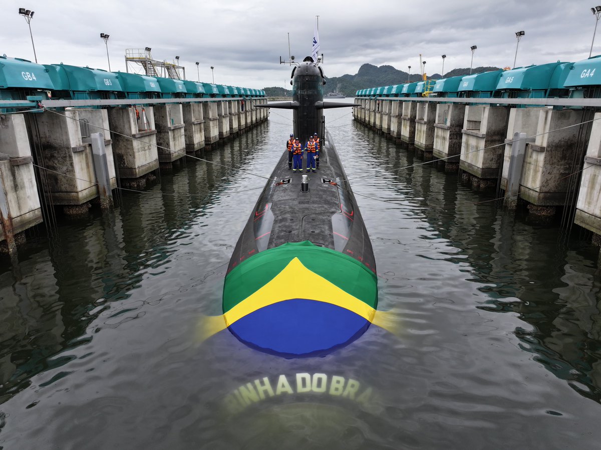 Brazil Launches Third Scorpène Submarine Tonelero at Itaguaí Naval Base