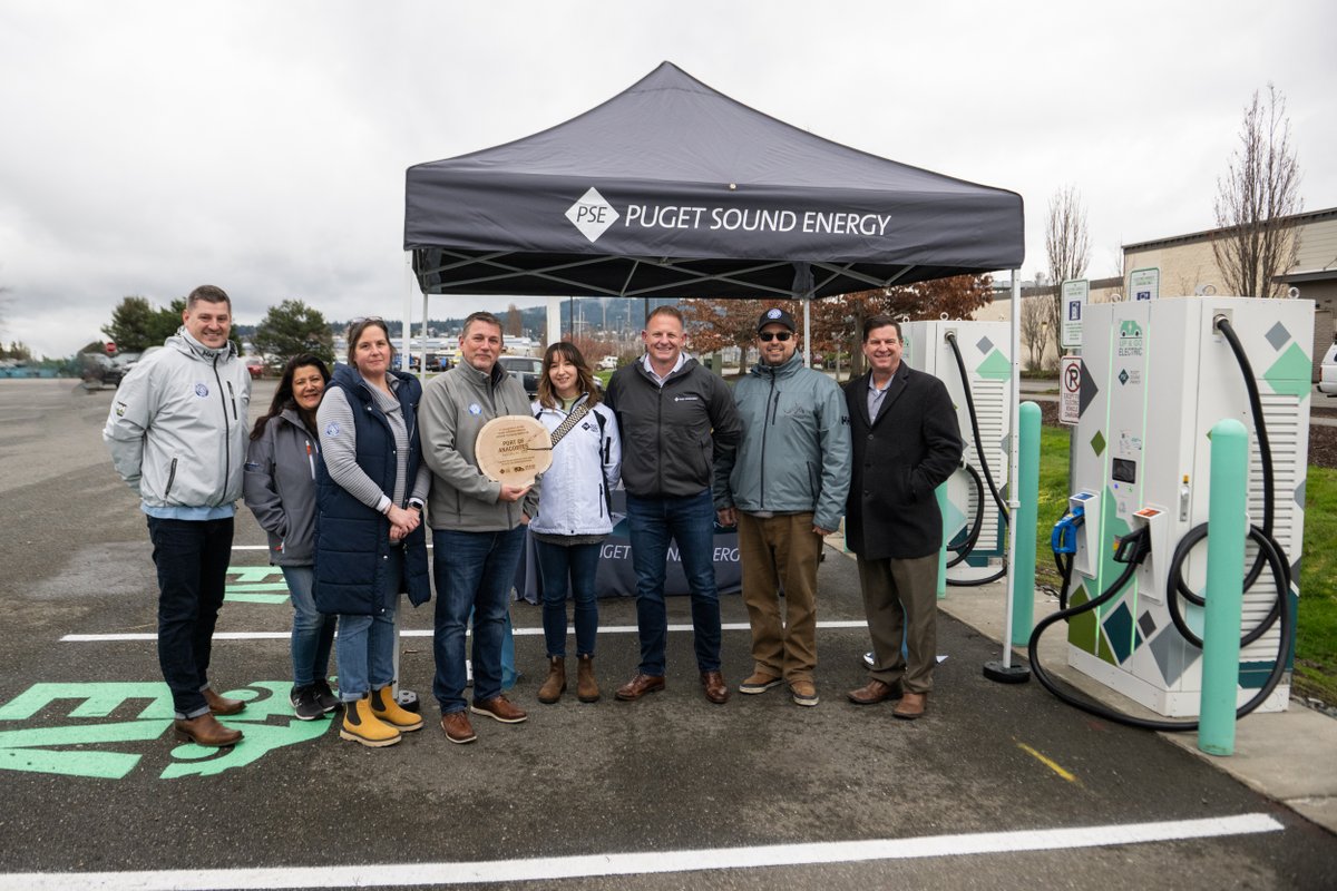 ⚡️<a href="/PSETalk/">Puget Sound Energy</a> partnered with the Port of Anacortes to bring a new #EV charging station that features two DC fast charging ports and four Level 2 charging ports that can charge most types of electric cars, trucks, and SUVs. Learn more: bit.ly/4a7YlAv