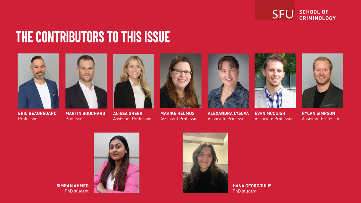 Dive into the latest edition of our Research Connections newsletter, featuring research on drug decriminalization, intimate partner violence, police vehicle designs, gangs & more. Click the link to read now! ow.ly/kmpU50R2MgF #SFUCriminology #ResearchConnections