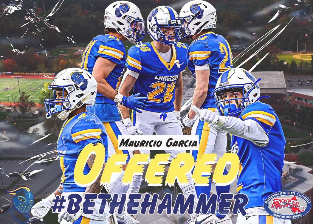 After a great conversation with <a href="/CoachFilliger/">Ryan Filliger</a> i’m blessed to say I have received an Offer from Worcester State University💙